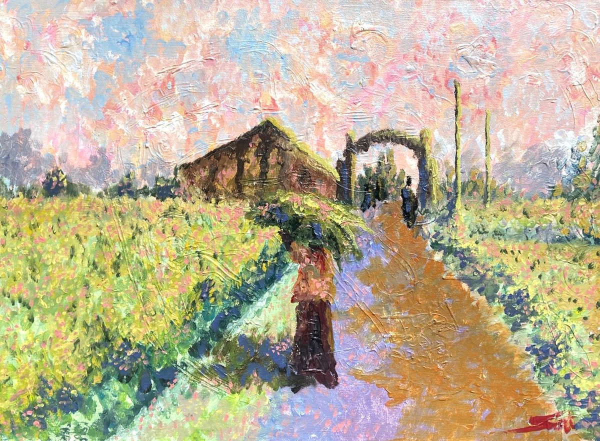 Im selling this painting 
Acrylic 70x90cm 
250$
Price indo dm 

#selling #painting #wts #zonauang