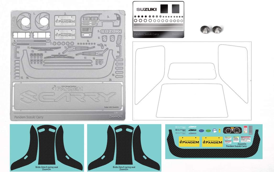 製作中 PANDEM SUZUKI CARRY 92' ZoomOn Model 製作中 PANDEM SUZUKI CARRY 92' ZoomOn Model