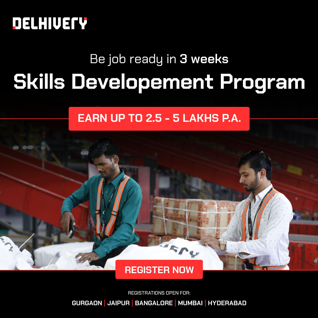 delhivery's tweet photo. Registrations are now open for the November batch, training will be conducted in Gurgaon, Bangalore, Hyderabad, Jaipur, Mumbai.
Register now: https://t.co/hgfjNh3slc
#TheAnswerlsDelhivery #SkillsDevelopmentProgram #Delhivery #RegisterNow https://t.co/YhGEGn6U8Y
