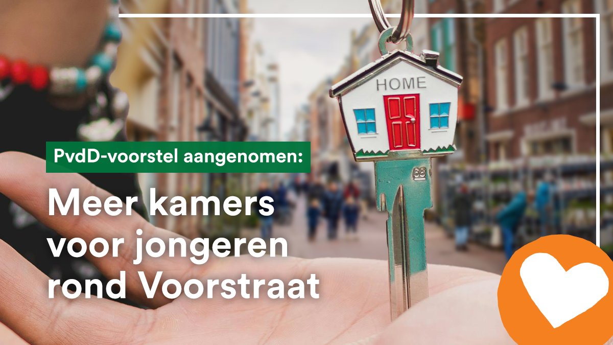 Dankzij de <a href="/PvdDDordrecht/">Partij voor de Dieren Dordrecht</a> hebben jongeren en studenten meer kans op een kamer in het centrum van Dordrecht. 🍾 Ons voorstel om vijf keer zoveel kamers mogelijk te maken is unaniem door <a href="/raaddordt/">Gemeenteraad Dordrecht</a> aangenomen. #PvdD

Lees meer 👇 dordrecht.partijvoordedieren.nl/moties/help-st…