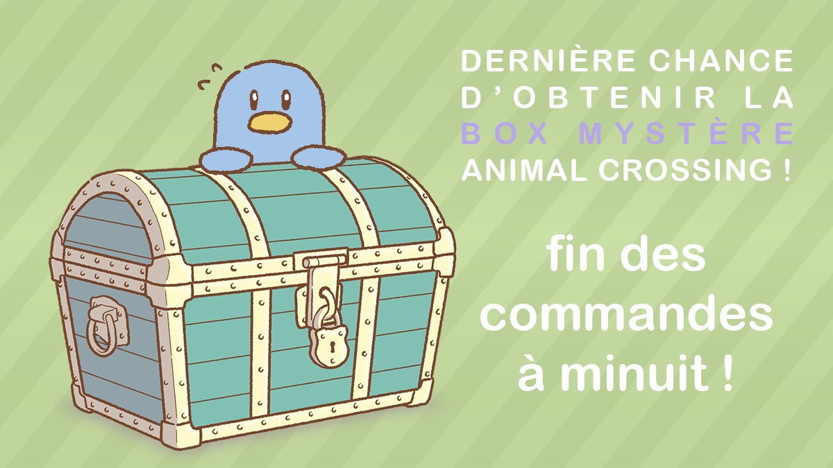 ⏱️ZIP ZOUP ! Pas le temps pour un bol de soupe !

Les précommandes de la box Flonflon Mystère se terminent ce soir à minuit !

le-coffre-a-flonflons.fr🏃🏃‍♂️🏃‍♀️
