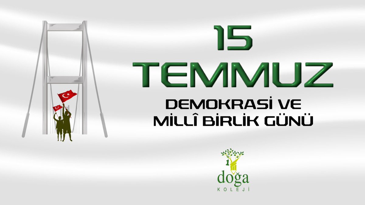 #15Temmuz şehitlerimizi saygıyla anıyor; kahraman gazilerimizle gurur duyuyoruz. 🇹🇷

#DemokrasiveMilliBirlikGünü