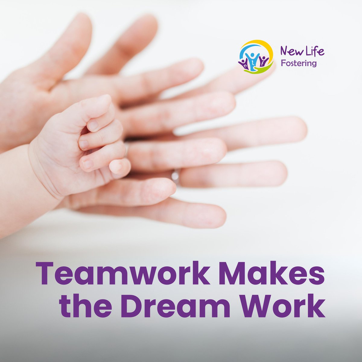 Teamwork makes the dream work! At New Life Fostering, we believe in the power of unity and collaboration.

📞 0121 359 8811
💻 newlifefostering.co.uk

#Teamwork #Fostering #NLF #DreamWork