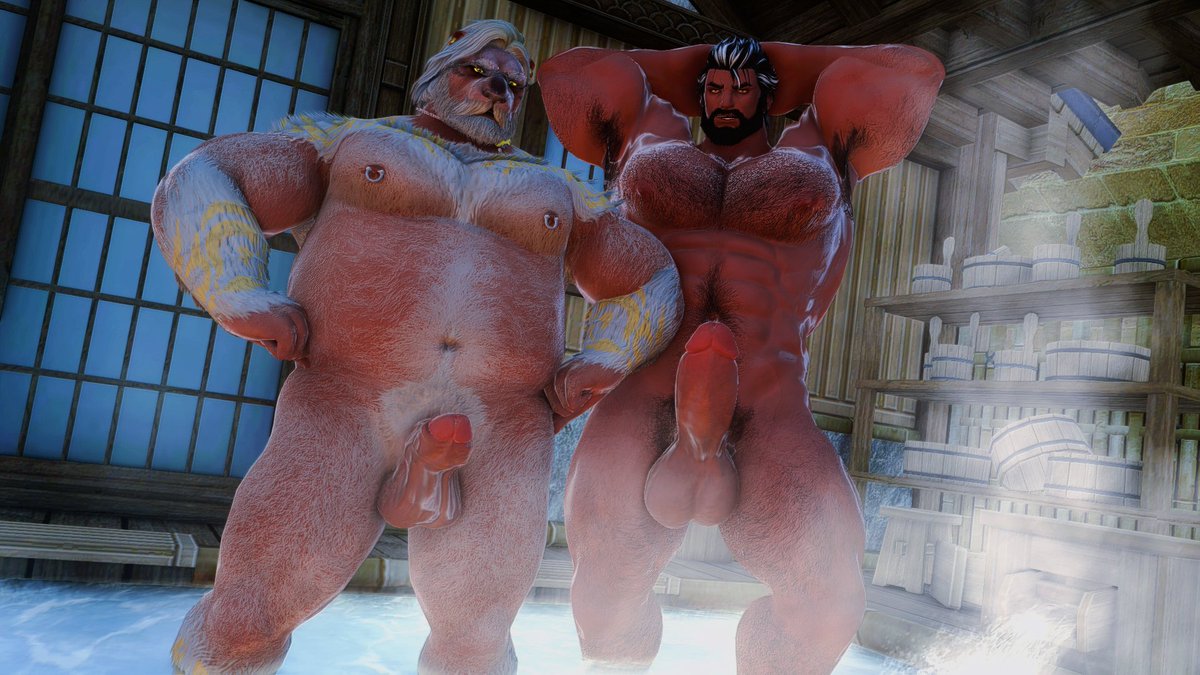 Steamy sauna sessions are best enjoyed together. Come sit with us a while.

<a href="/easternhroth/">Vostok🔞</a>

#gaymer #NSFW