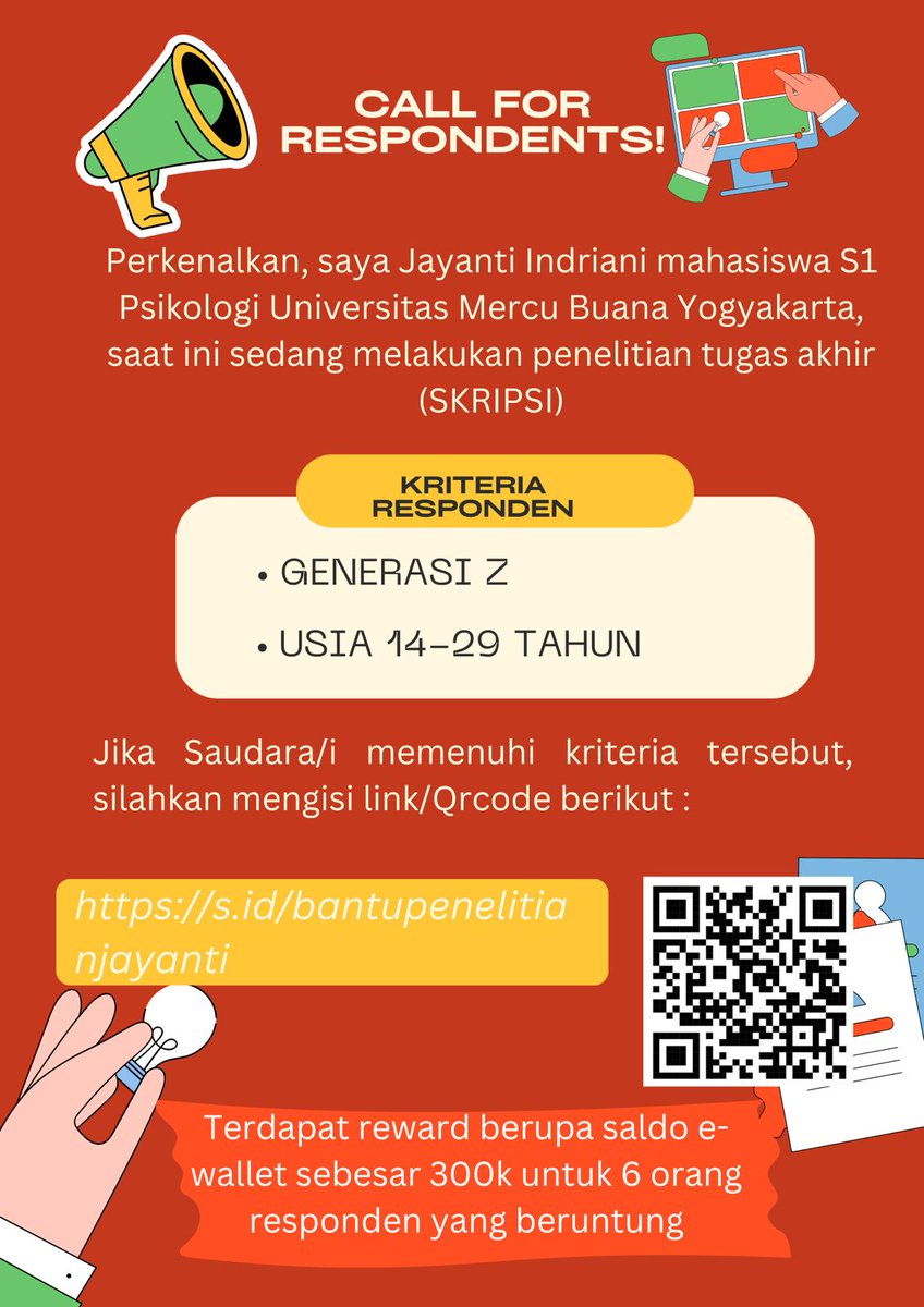 SantAzmi's tweet photo. tolong bantu isi kuesioner ini kak https://t.co/wdRSMbgHn8
🙏 yang mau barter boleh banget 
#skripsi #barterkuesioner https://t.co/etEhCLJX6u