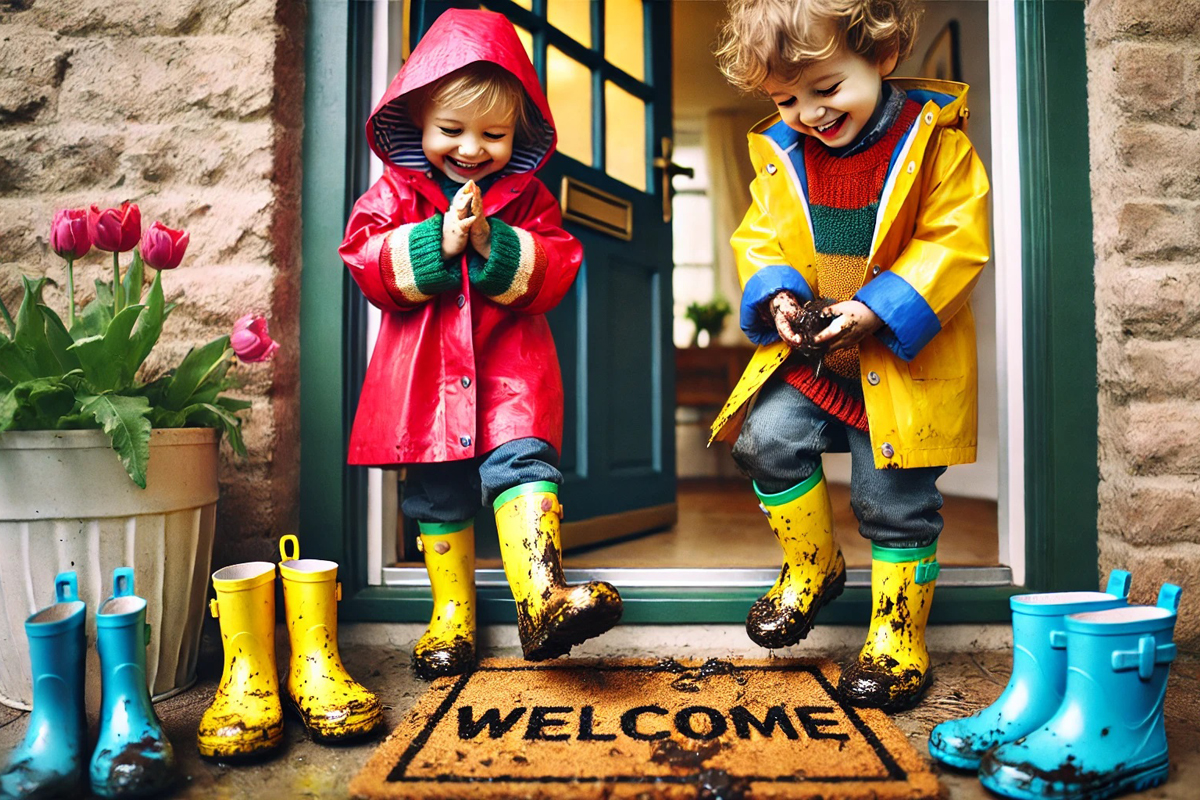 peuterennl's tweet photo. Hoe voorkom je modder in huis…?
Een deurmat neerleggen is een goed idee om de vloer van je huis nog een beetje schoon te houden bij regenachtige dagen.

https://t.co/nELd2ztSe0
#oudersenzo #modder #huishouden #deurmat https://t.co/vCUvvTXEUS