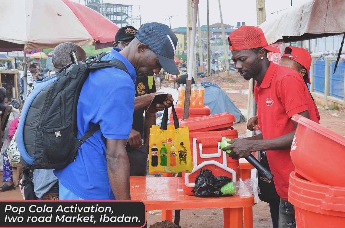 Ghadco_ng's tweet photo. Pop Cola is taking over Iwo Road Market! Swing by for refreshing sips and unforgettable moments in the heart of Ibadan. 

#chiamodmarketer 
#ghadco_ng 
#mamudabeverages 
#StayRefreshed 
#PopColaFun 
#IbadanEvents
#realme13proSerieson30July https://t.co/1nADMYuF5N