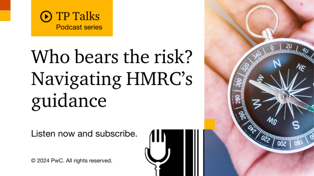 GeoffJacobi's tweet photo. In this episode of TP Talks, learn about the recent guidance issued by HMRC (His Majesty's Revenue and Customs) on identifying and pricing contributions to risk control by decision-makers. https://t.co/Mq0imZgFCr https://t.co/GD5vhvAVg2