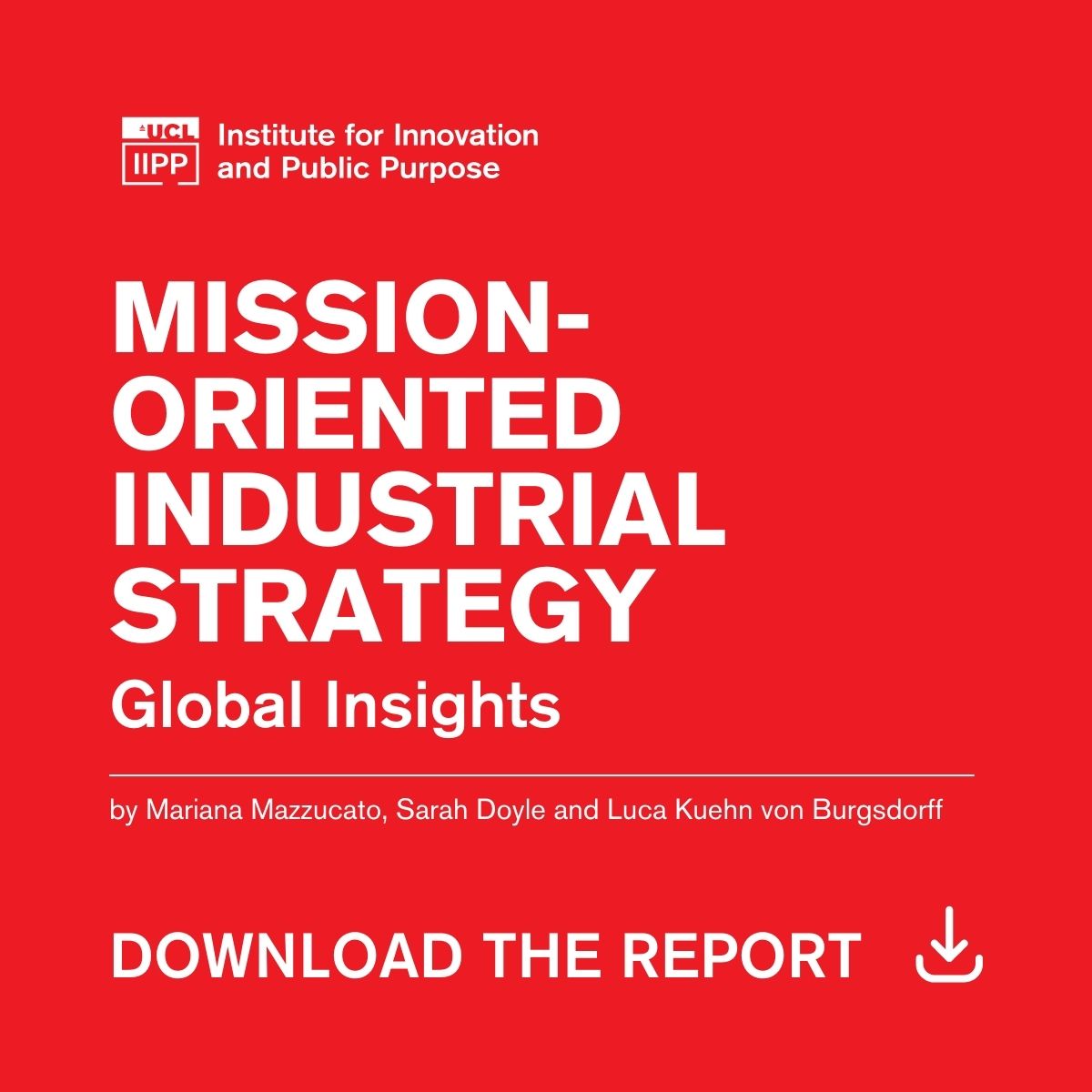 How can Keir Starmer ensure Labour’s pursuit of a mission-oriented approach to industrial strategy succeed?

In our latest report, IIPP founder <a href="/MazzucatoM/">Mariana Mazzucato</a> argues that the government must be bold in rethinking how to deploy the public sector. Read here 🚀 ucl.ac.uk/bartlett/publi…