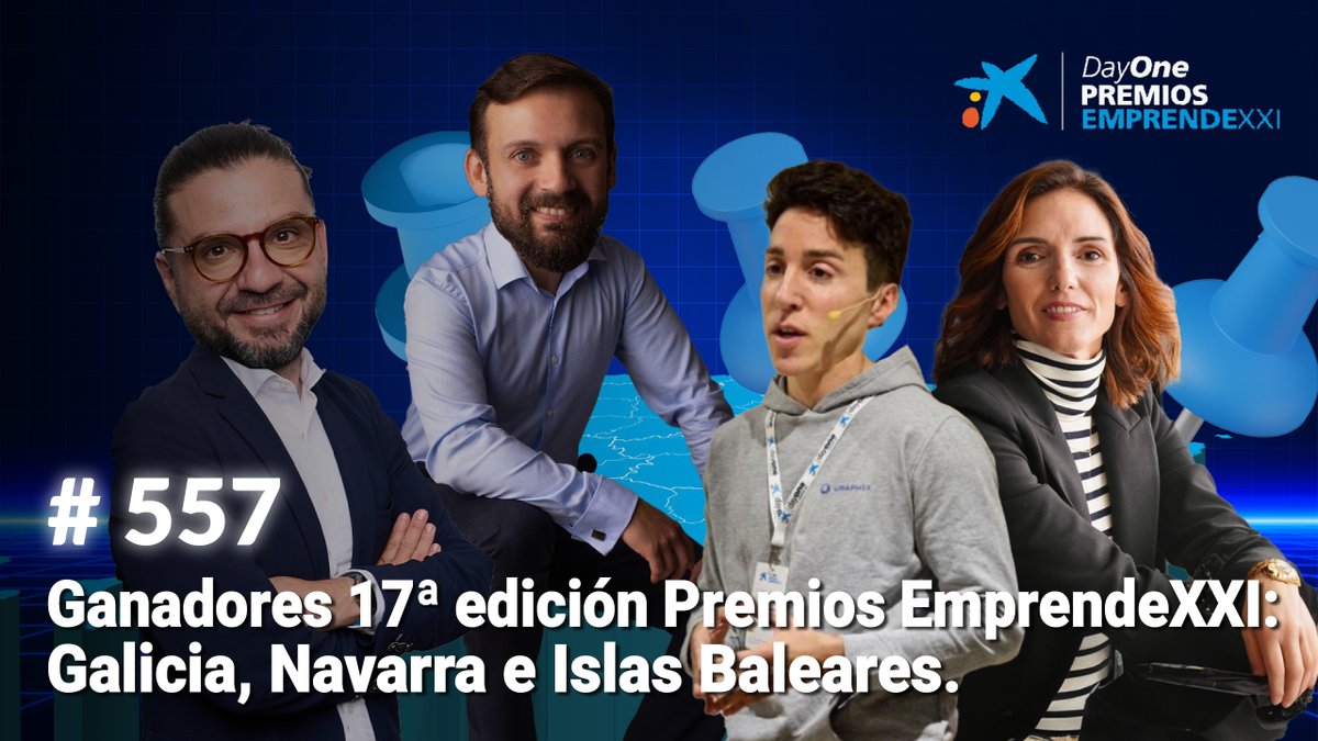 NacionInnovatv's tweet photo. Te esperamos este jueves 18 de julio para presentarte a los ganadores de la 17ª edición de los Premios @EmprendeXXI_ de Galicia, Andrés Villa (Co-Founder & CTO at @uarxspace), de Navarra, Javier López Palacios (CEO de #Uraphex), y de las Islas Baleares, @patpuiggros (CEO and Founder at #IKIHealthGroup). 💯🏆
¡Nos vemos a las 14:00 con @ChemaNieto! 💣
https://t.co/SGrJV8KB2y