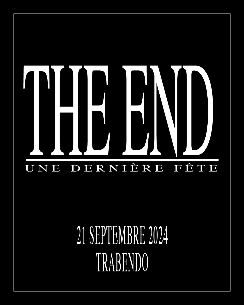 THIS IS THE END OF THE STORY

Casual Gabberz Records vous invite à sa dernière fête ! 

00h00 - 06h00: CASUAL GABBERZ ALL STAR

shotgun.live/fr/events/casu…