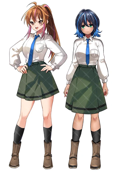 【Skeb】1件納品しました。前回デザインした女の子の友達?仲間?の子をデザインさせていただきました。リクエスト有難うございました 