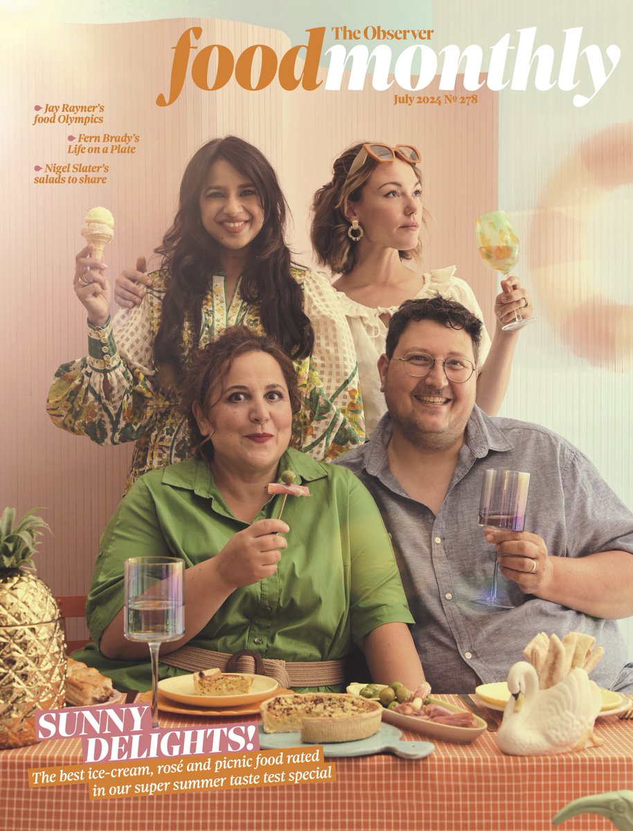 Food Monthly (@obsfood) on Twitter photo There's a new OFM with Sunday's <a href="/ObserverUK/">The Observer</a>, our summer taste test special, with the best picnic food, ice-cream & rosé rated by the excellent @honeyandco <a href="/cookinboots/">Ravinder Bhogal</a> & Honey Spencer #buyanewspaper There's a new OFM with Sunday's <a href="/ObserverUK/">The Observer</a>, our summer taste test special, with the best picnic food, ice-cream & rosé rated by the excellent @honeyandco <a href="/cookinboots/">Ravinder Bhogal</a> & Honey Spencer #buyanewspaper