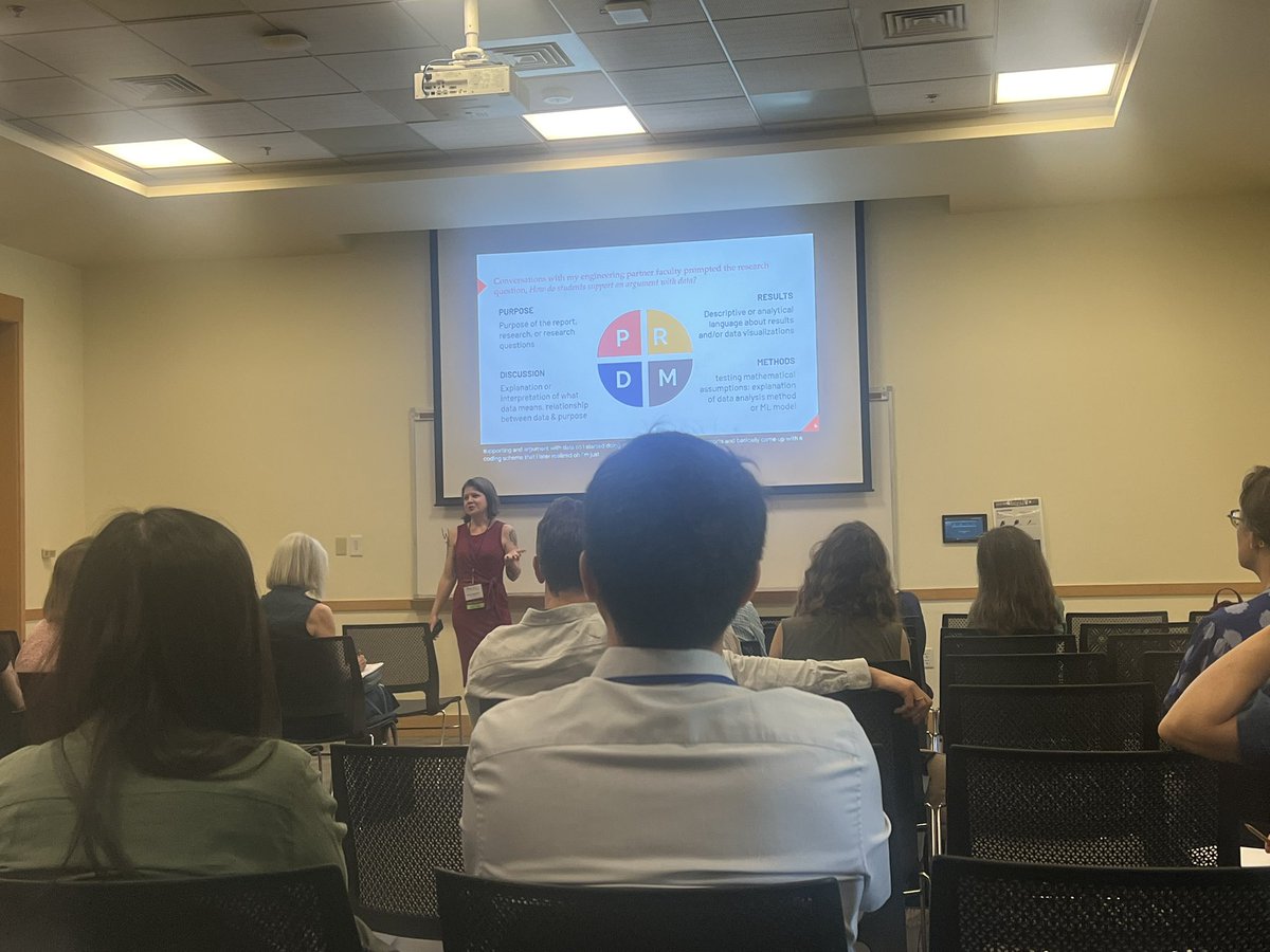 argella's tweet photo. What makes effective sentences in data science reports? @AllisonHutchiso says that analysis must be connected back to purpose and that interpretations must be specific. #IEEEProComm #ProComm24 https://t.co/5oWZe9TppT
