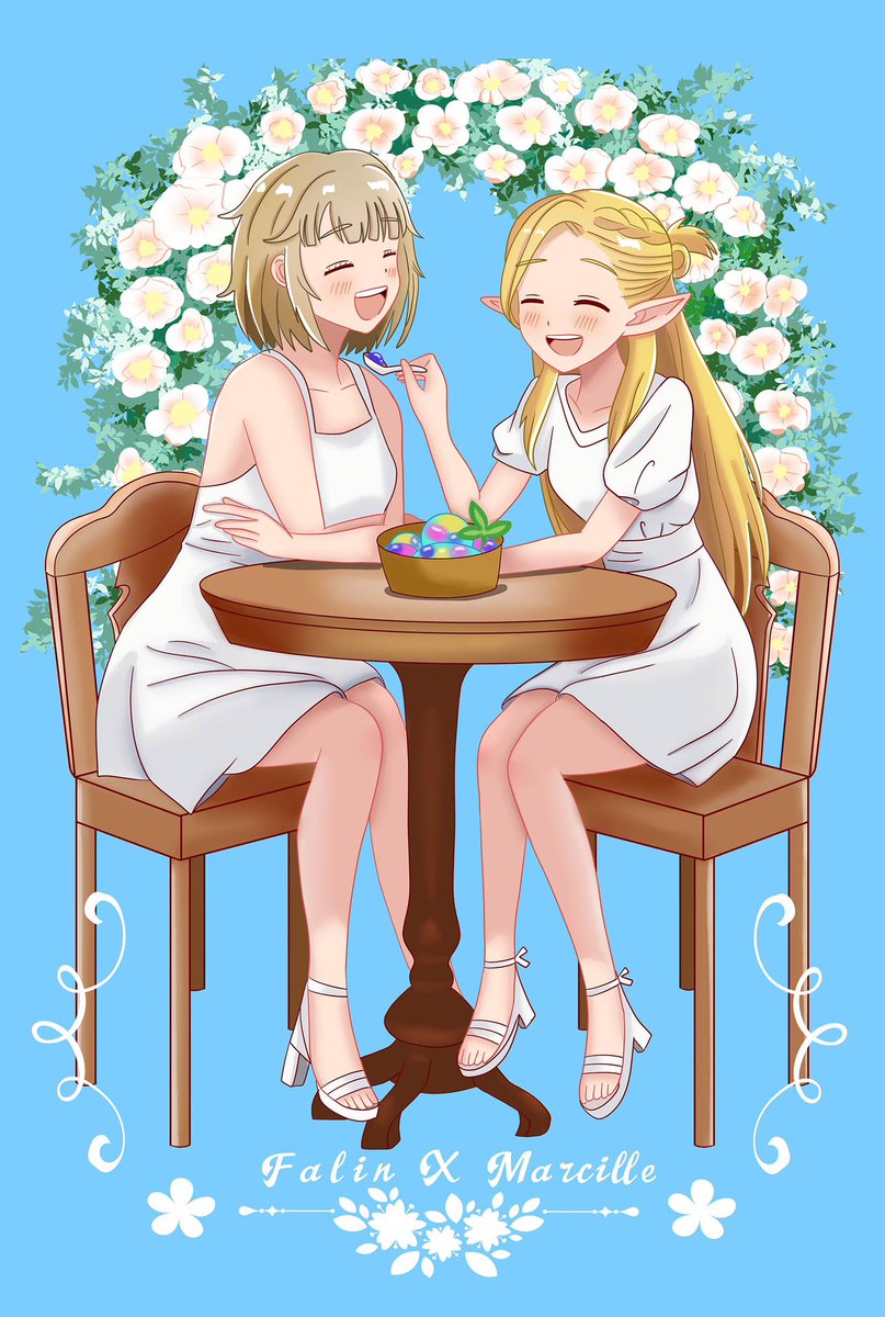 👰🏻‍♀️👰🏻‍♀️
#dungeonmeshi 
#ダンジョン飯