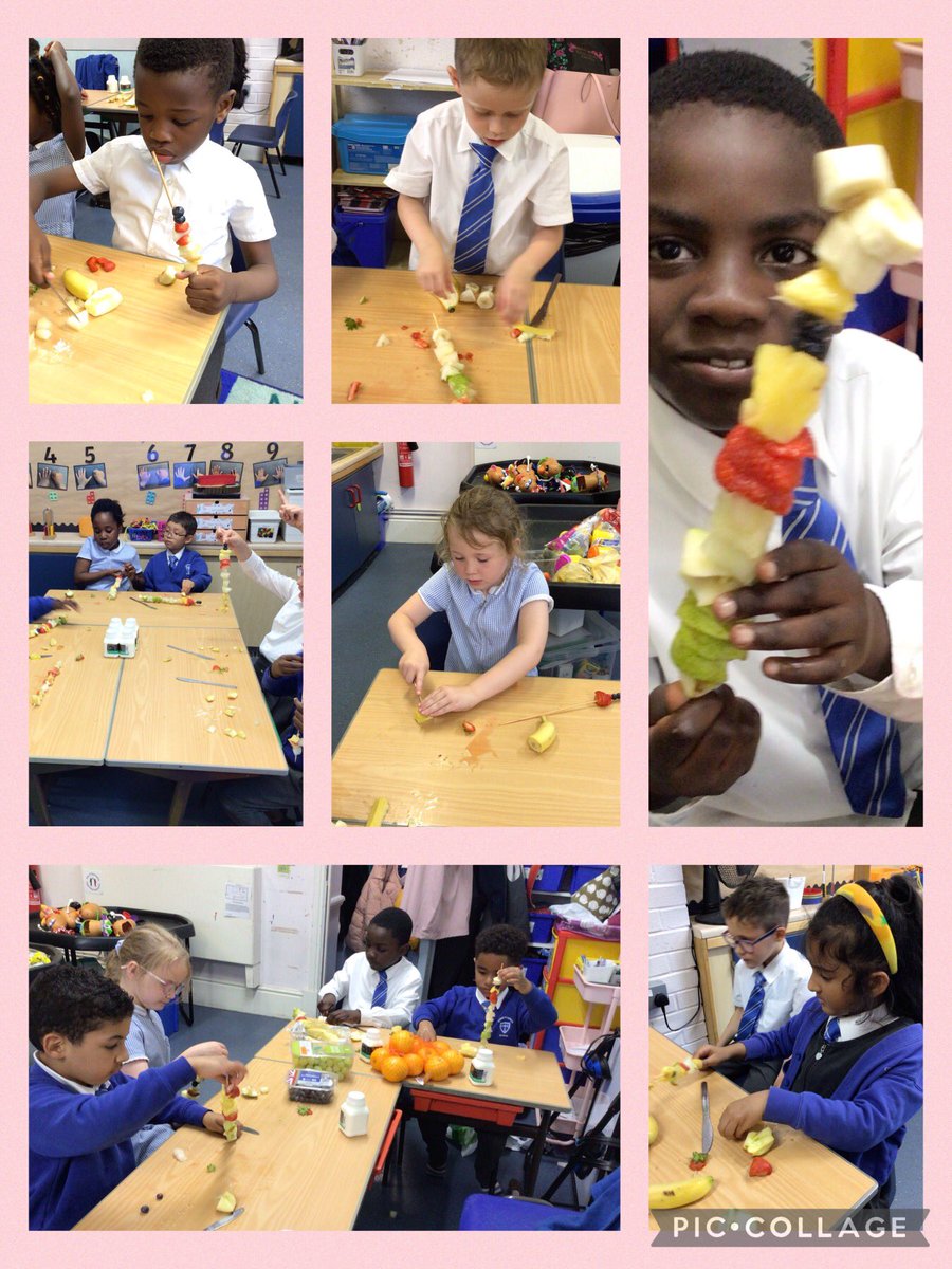 CPrimarywales's tweet photo. Year 1 have had fun,independently making their own fruit kebabs. 😋 #CCfun #CChealthyschools https://t.co/iMP1kB8Yzv