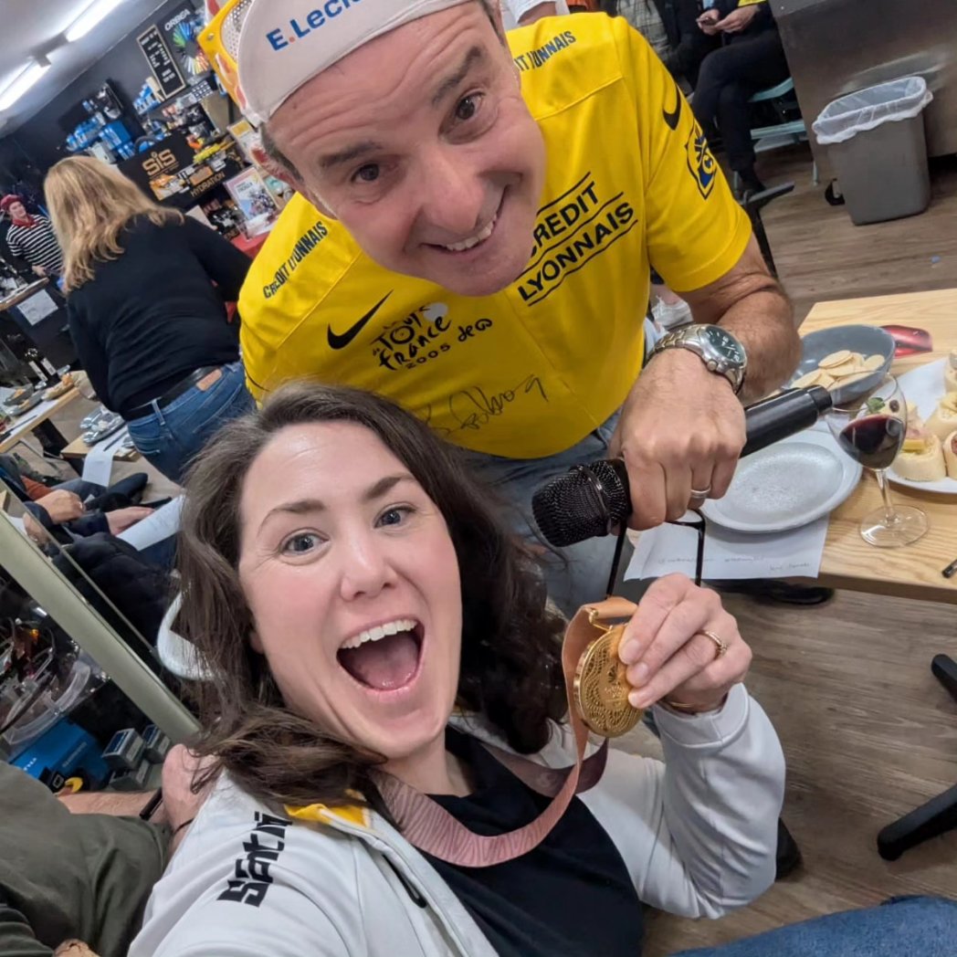 Shot from last night's Tour de France festivities with the legendary Mike Tomalaris.

#TDF2024 #SBS