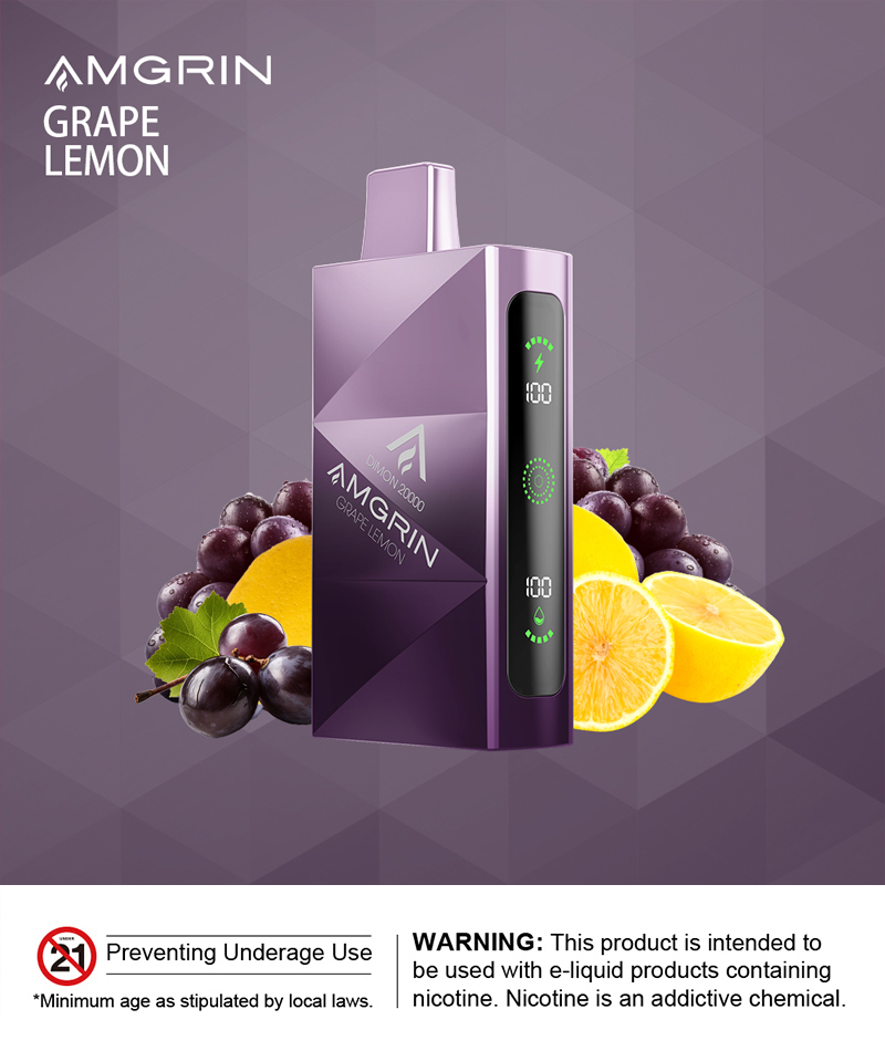 AmgrinVape's tweet photo. Amgrin DIMON Disposable Vape
Enjoy a tantalizing blend of sweet grape and zesty lemon. With a smart display, 600mAh rechargeable battery, and dual mesh coil, get up to 20000 puffs of pure satisfaction. Perfect for on-the-go vaping!
#ExclusiveModel #AmgrinVapes #disposablevapes https://t.co/HvcMHk5bTR