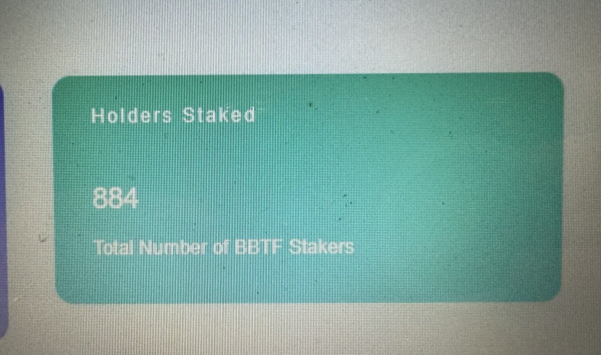 deathbcomesu's tweet photo. You are so fucking early !!!! ๐๐๐ #bbtfstaking #bbtf @BlockBustersTch @DonBaileySpeaks https://t.co/BmwE9vaTEC