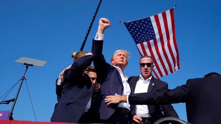 #Democrats &amp; #Media should stop lying. You can’t be “horrified &amp; saddened” by the assassination attempt on fmr. President Trump if you truly believe he is the second coming of Hitler. 

So either they were knowingly lying w/the Hitler references &amp; didn’t really believe the
