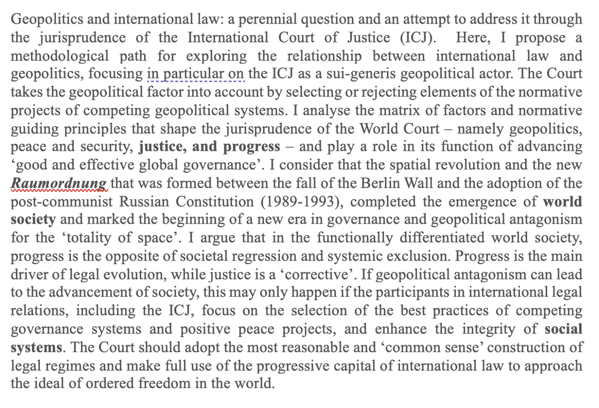 My latest publication: papers.ssrn.com/sol3/papers.cf… The World Court as Sui Generis Geopolitical Actor: A Methodological Approach <a href="/CIJ_ICJ/">CIJ_ICJ</a> <a href="/iCourts_jur/">iCourts</a> <a href="/MPILheidelberg/">MPIL Heidelberg</a>
