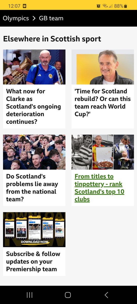 AlternativeEdin's tweet image. Stories @BBCSport is promoting ahead of Bob MacIntyre's home victory at the Scottish Open:

-Scotland's deterioration and problems from weeks ago
-Nine euros and six Wimbledon
-Irish and NZ rugby union
-An unrelated golf story from Thursday at the Renaissance Club.