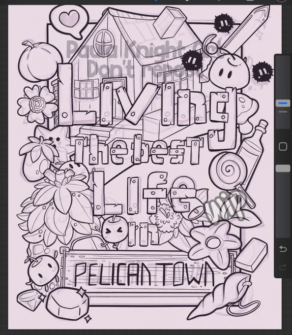 Working on the Stardew totebag 💕💐🌱
Do you like it? ✨
#stardewvalley #wip 