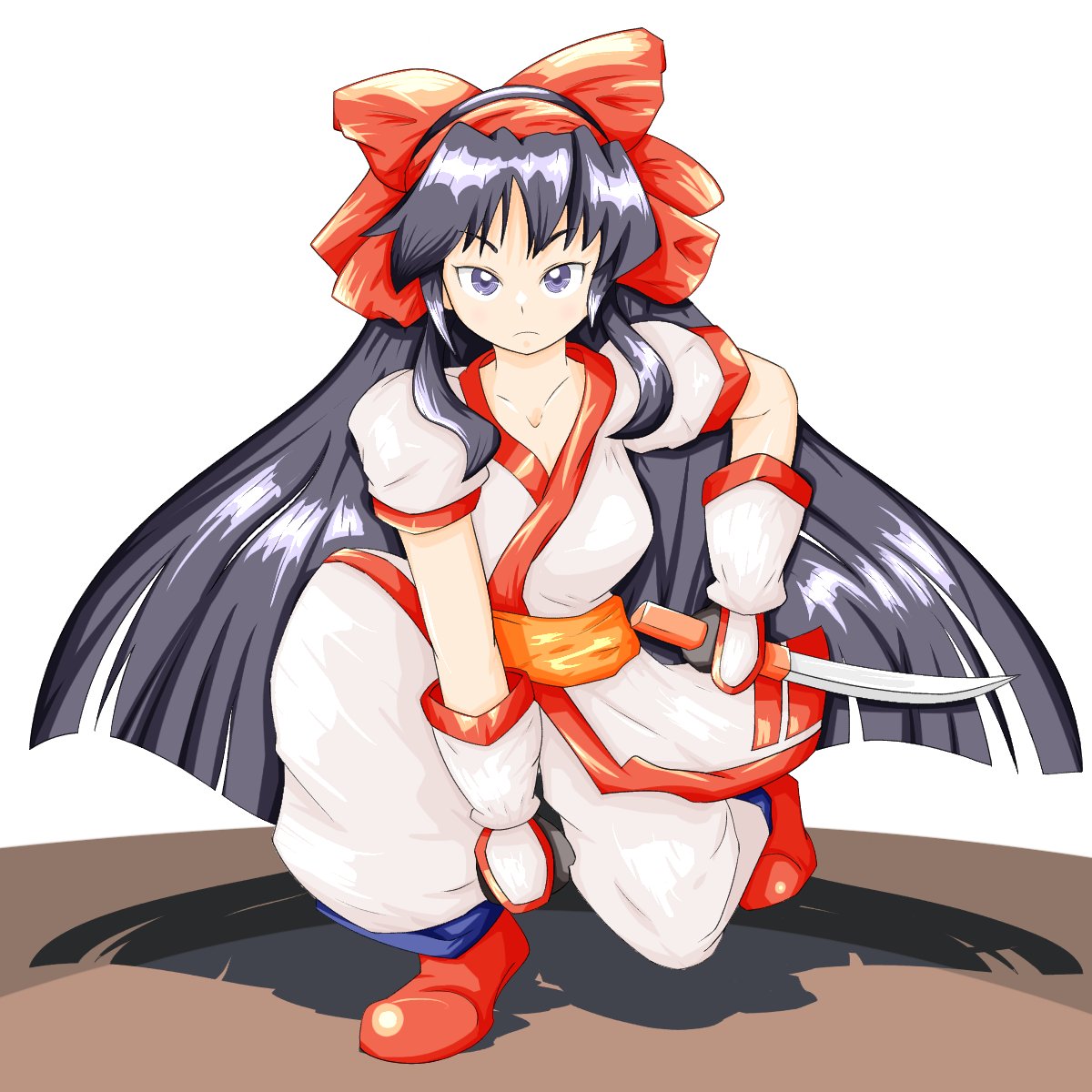 ナコルル 羅刹 サムライスピリッツ】直筆 手描きイラスト 色紙 同人