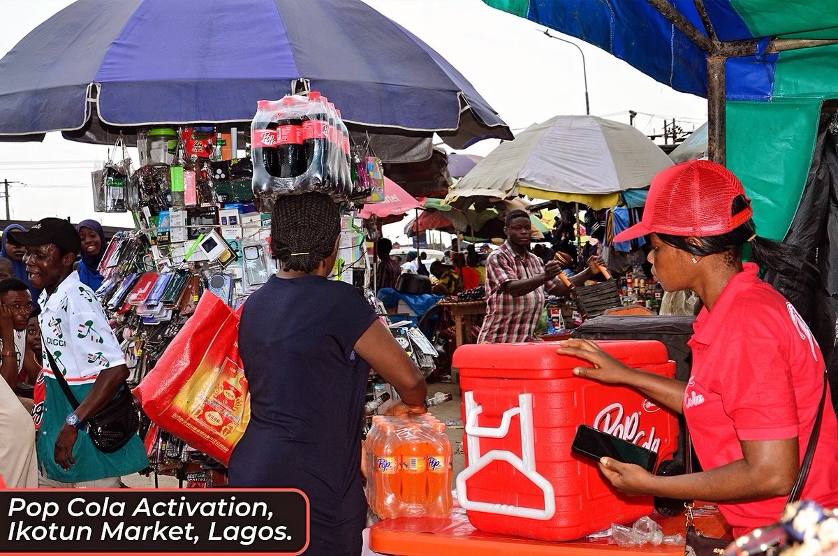 Ghadco_ng's tweet photo. Pop Cola is live at Ikotun Market! Join us for a refreshing blast and loads of fun. Lagos, we’ve got your thirst covered! 

#chiamodmarketer 
#ghadco_ng 
#ikotunmarket 
#mamudabeverages 
#popcolaworld 
#PopColaLove 
#IkotunMagic 
#LagosLife https://t.co/t2tnjjA6wR