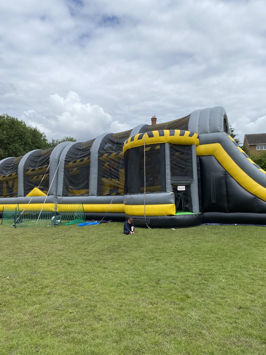 Chandlers Ridge children are having a fantastic time on all the inflatables today. Thank you to the Friends of Chandlers Ridge and Leisure Time North East for providing these.