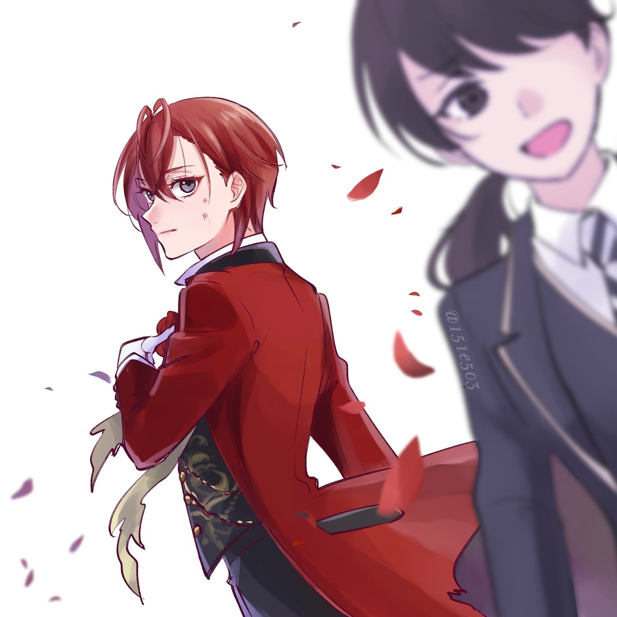 リド監「リド監 「嘘」#女監督生受け版ワンドロワンライ 」|ぺこ🔥🚒のイラスト
