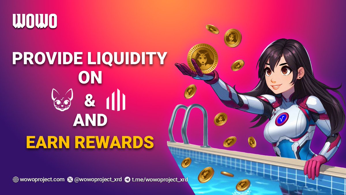 💧WOWO LIQUIDITY INCENTIVES: START EARNING!💧

Starting today, you can earn extra WOWO by offering liquidity on <a href="/ociswap/">Ociswap - The Radix DEX</a> &amp; <a href="/DefiPlaza/">DefiPlaza</a> (base, single sided liquidity). We will start with a 4-week pilot to see how the APY stabilizes. 

Current APY DefiPlaza: 38.95% (30K WOWO