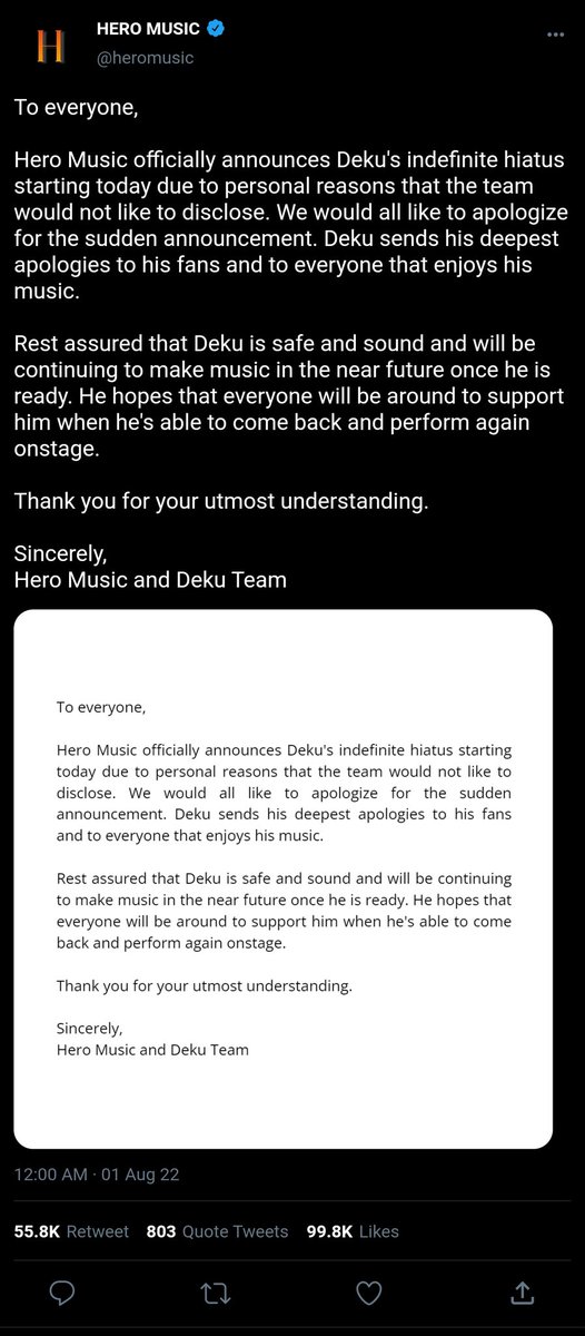 yordeku's tweet photo. #bkdk socmed au where popstar deku disappeared from the limelight at the peak of his career without a trace. then a few years later, he comes back unexpectedly with a new album in tow.

amidst all that, everyone’s still asking the same question: what happened to deku 2 years ago? https://t.co/GLKJS8QoZI