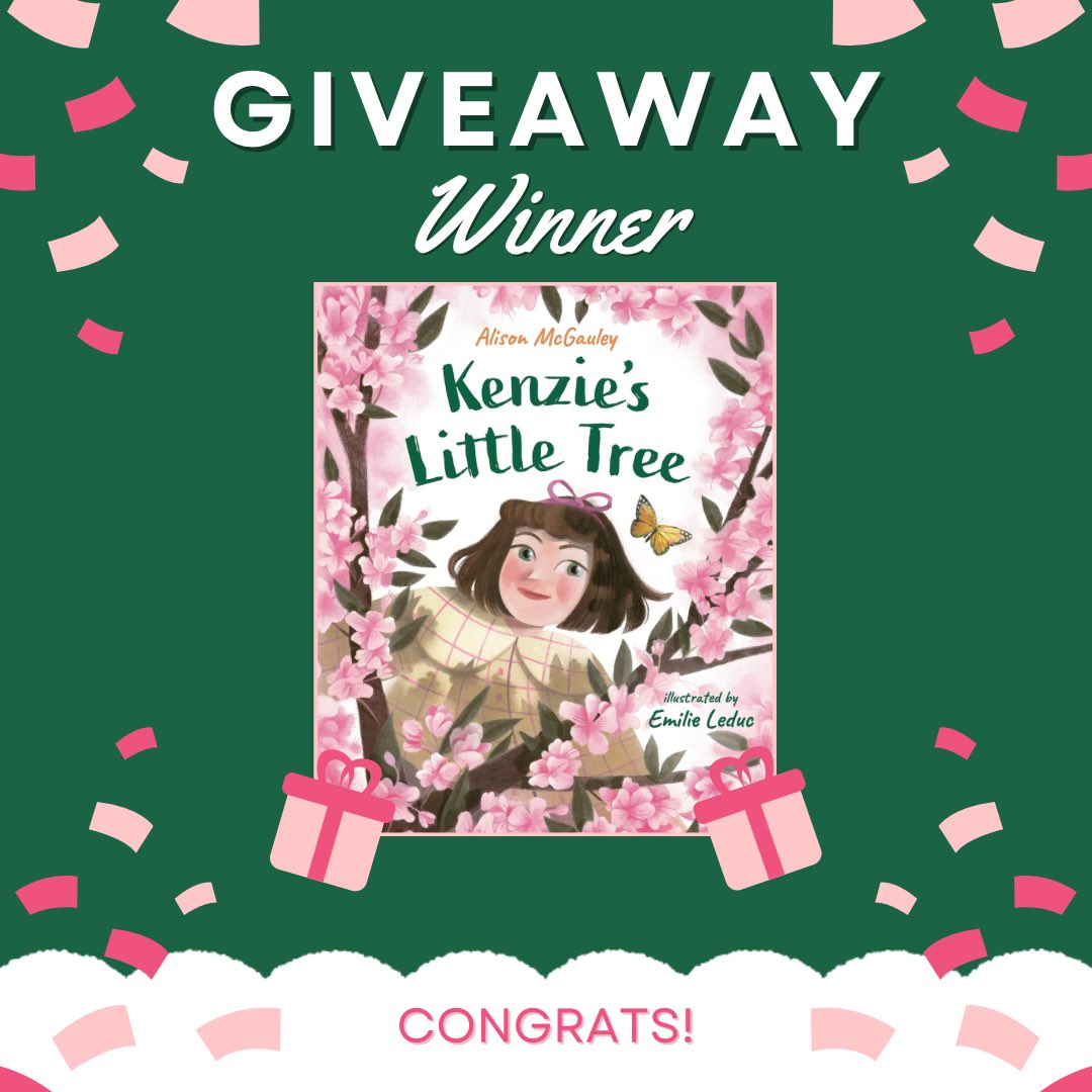 Thanks for supporting KENZIE’S LITTLE TREE and #ChronicIllness by:

🌸Clicking “Want to Read” on Goodreads
🌸Library pre-orders
🌸Checking out the pre-order and fundraiser info- linktr.ee/alisonmcgauley
🌸Subscribing
 
🌟The GIVEAWAY WINNER of the FREE book is … <a href="/LoriTecler/">Lori Tecler</a>!🌟