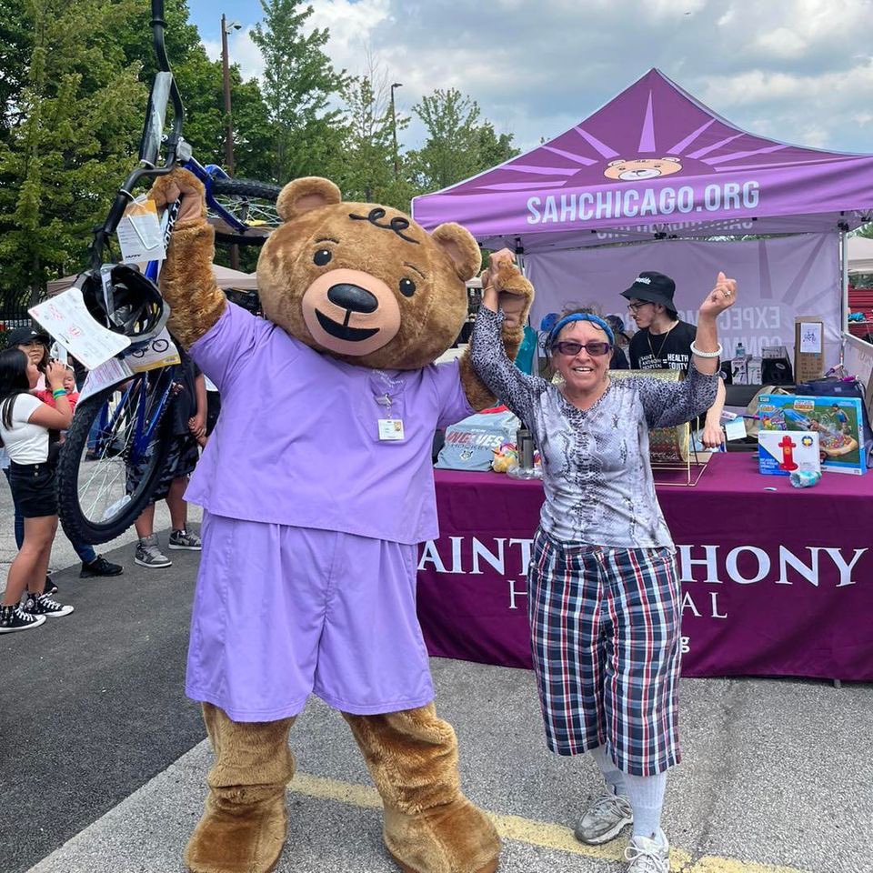 SaintAnthonyHos's tweet photo. Thank you to everyone who came to #HealthFest this past weekend! It was such a blast to celebrate community and healthcare equity with our amazing friends, staff, and sponsors. Thanks for being a part of our beautiful community! #HealthFest #HealthEquity #CommunityHospital https://t.co/PjqdiFeHSc
