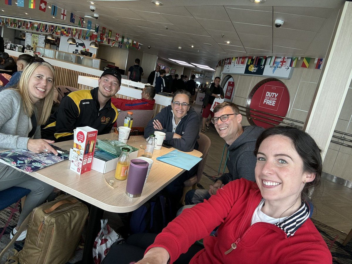 Team Germany 🇩🇪 are across the boarder. We were living our best ferry life with 40 winks and now stopped in Belgium 🇧🇪. Over half way to our destination of Juggendherberge Kaub 😎 <a href="/HelesEnrichment/">Hele's School Extra Curricular & Enrichment</a>