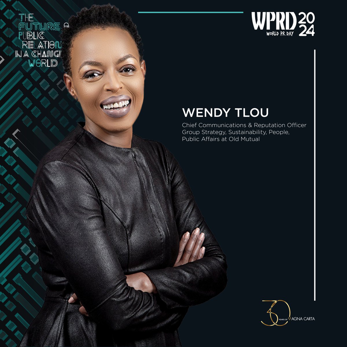 MagnaCarta_RM's tweet photo. Wendy Tlou has been the CCO @OldMutualSA since Feb, leading the strategic direction for Group Communications, Stakeholder Affairs, and Reputation Management. With over 15 years of global experience, she has swiftly integrated into the team, bringing commercial rigour and passion. https://t.co/rgsmstfMz1