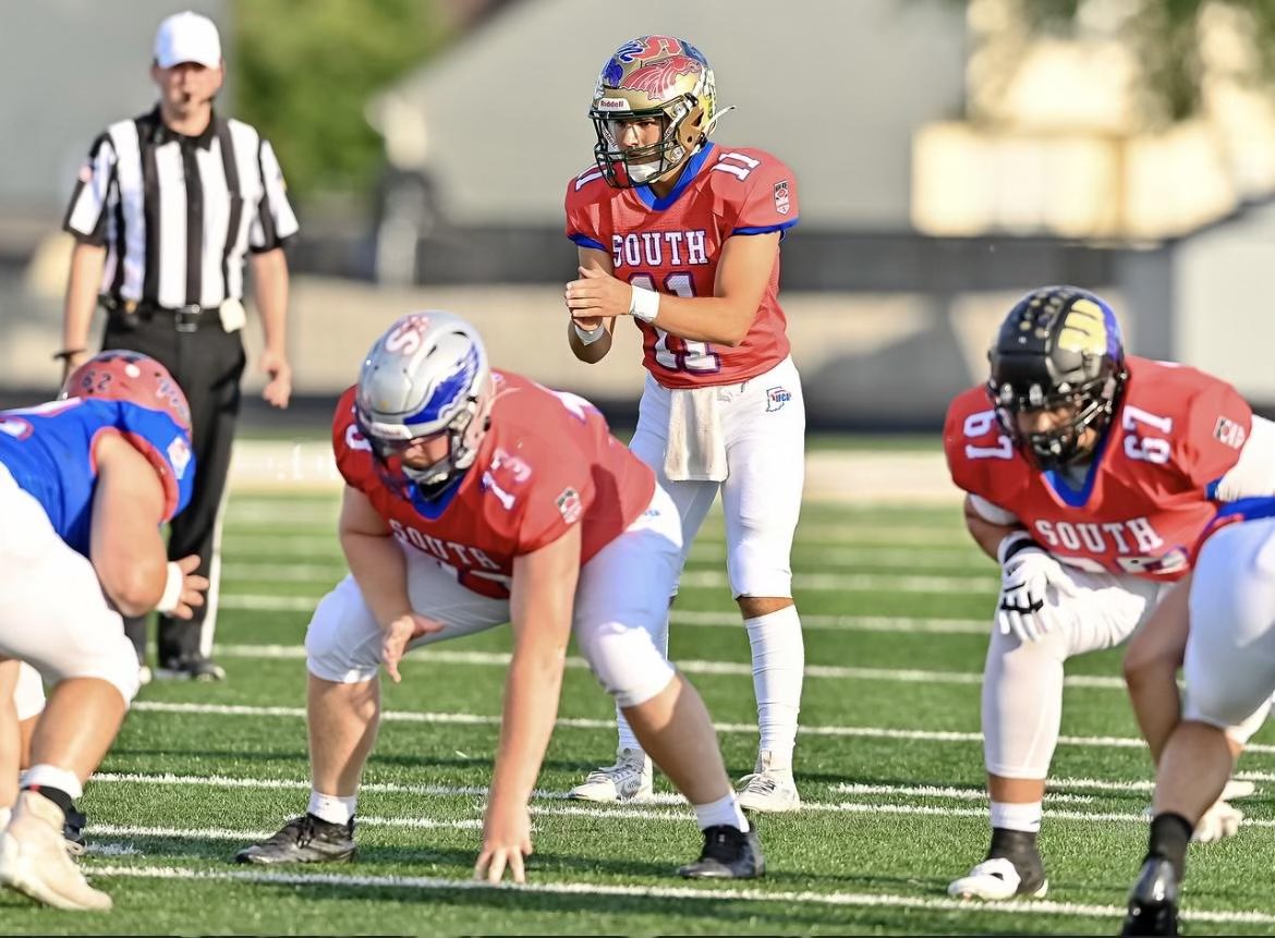 WabashFB's tweet photo. Little Giants showed out at the Indiana All-Star game. Congratulations to Aiden Beadles, Sam Lockhart, Tim Dixon, and Jackson Gilbert on great high school careers. We look forward to the impact that you will have on the field as Wabash men! #WAF! https://t.co/psrHtWiu73