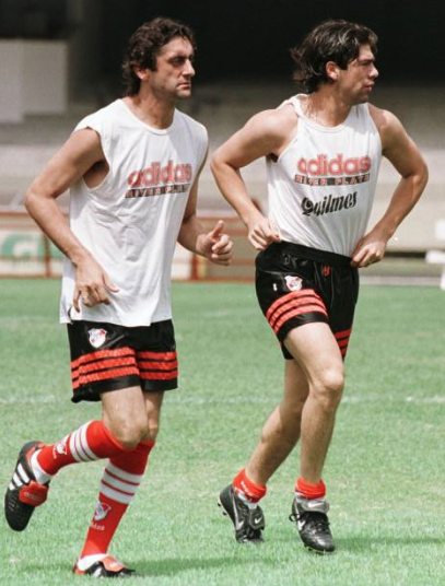 Enzo Francescoli and Marcelo Salas.