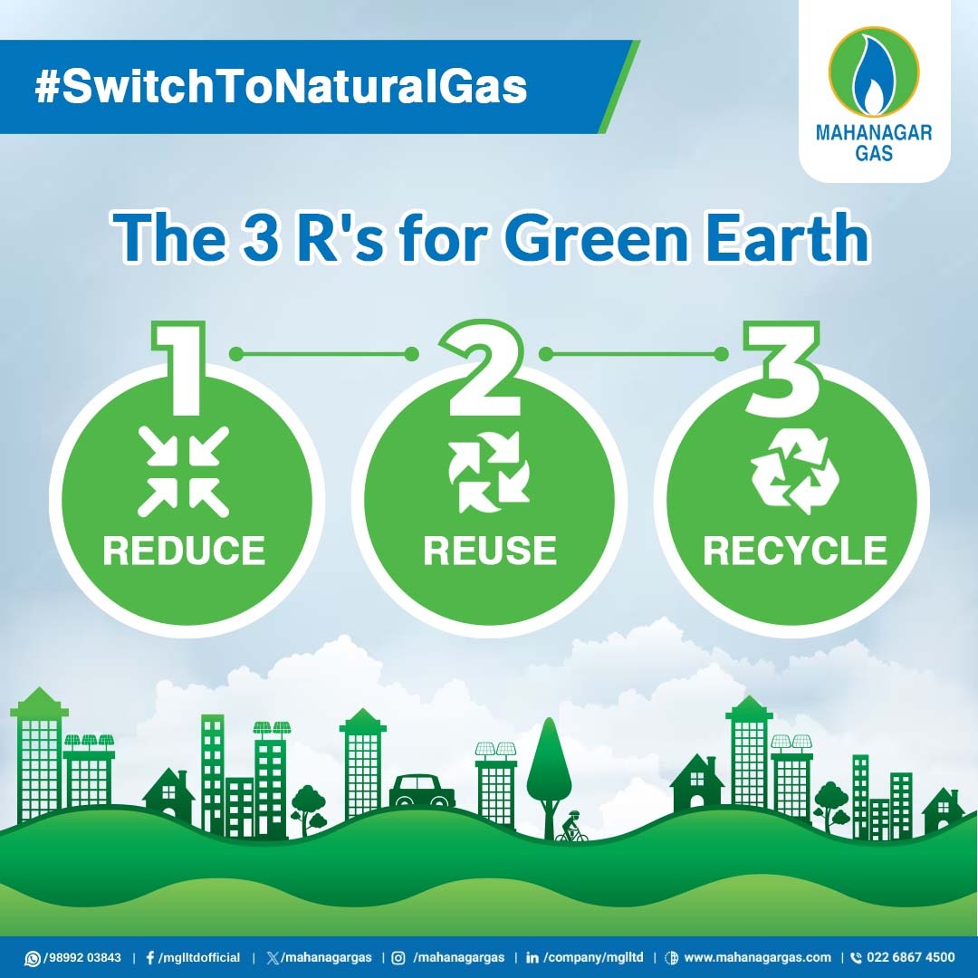 mahanagargas's tweet photo. The Natural Gas solutions by MGL are always aimed at providing sustainable energy backed by an assurance of reliability & convenience to all!
#SwitchToNaturalGas, take a step towards a #GreenEarth! https://t.co/MKwJFLNdoO