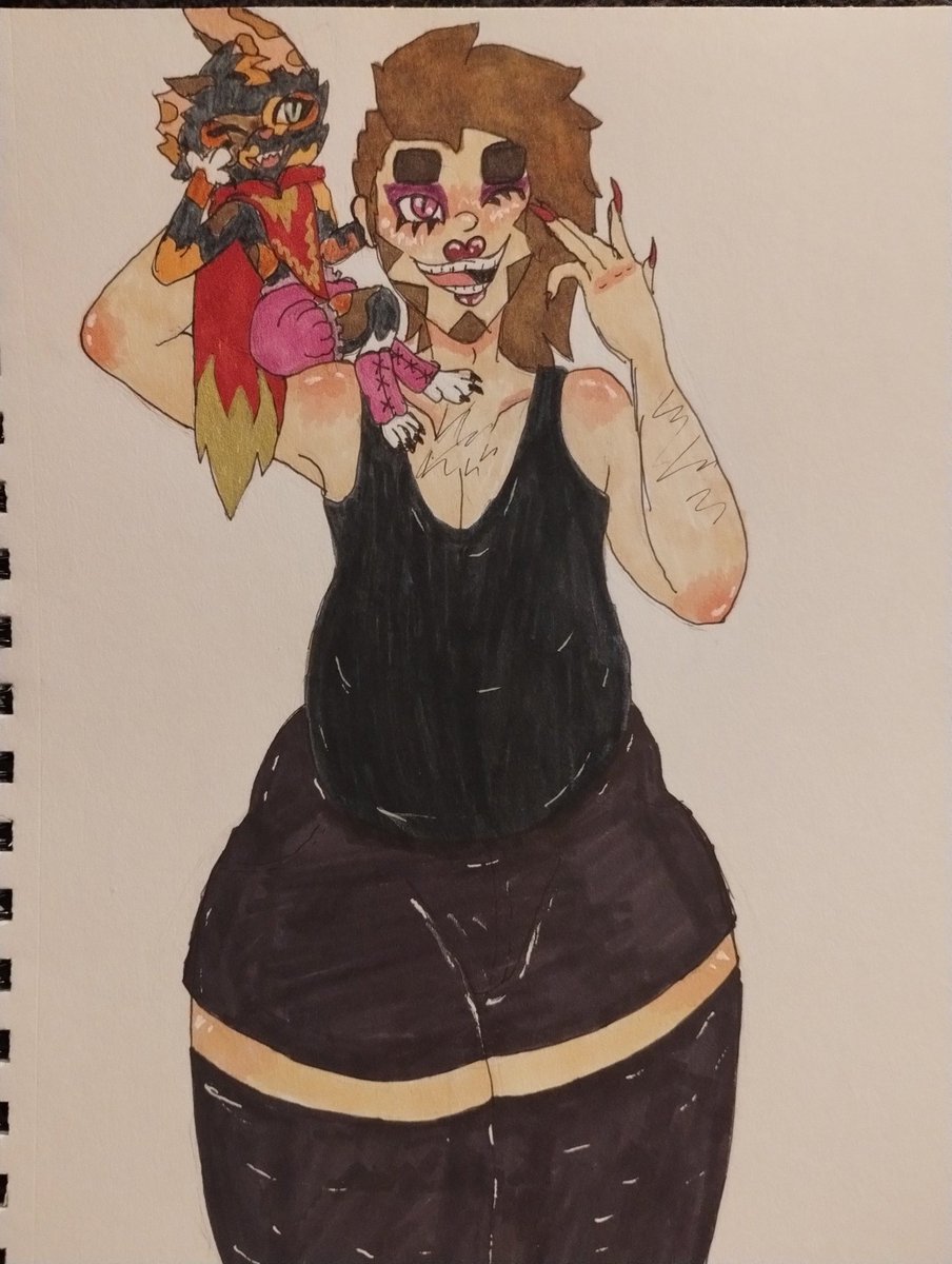 ShyBearLIVE's tweet photo. @Strongovan  This awesome MFKER just decided to draw one of my characters, so I DREW THEM! HEHEHEHEH 
If u see this from my side go check them out!!!! https://t.co/6m9G3oLlHd