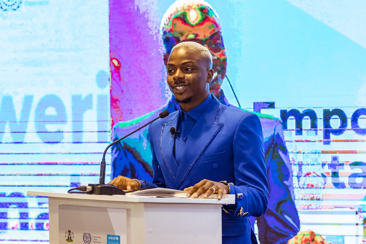 NGYouthSDGs's tweet photo. On #WorldYouthSkillsDay, we're reminded that young people can harness their skills to shape a future where #DecentWork opportunities become a reality for all.
📸2023 #WorldYouthSkillsDay in partnership with @ILOAbuja, @NigeriaFMYS and Youth CSOs. https://t.co/0vOLtNLrys