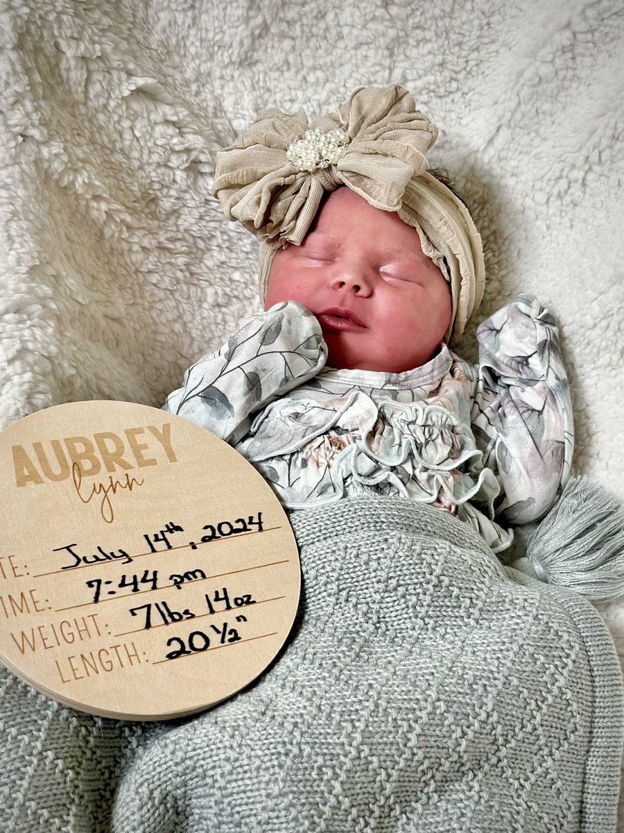 Welcome to our world baby girl! Our miracle baby was born last night. To God be all the Glory!
Meet Aubrey Lynn…