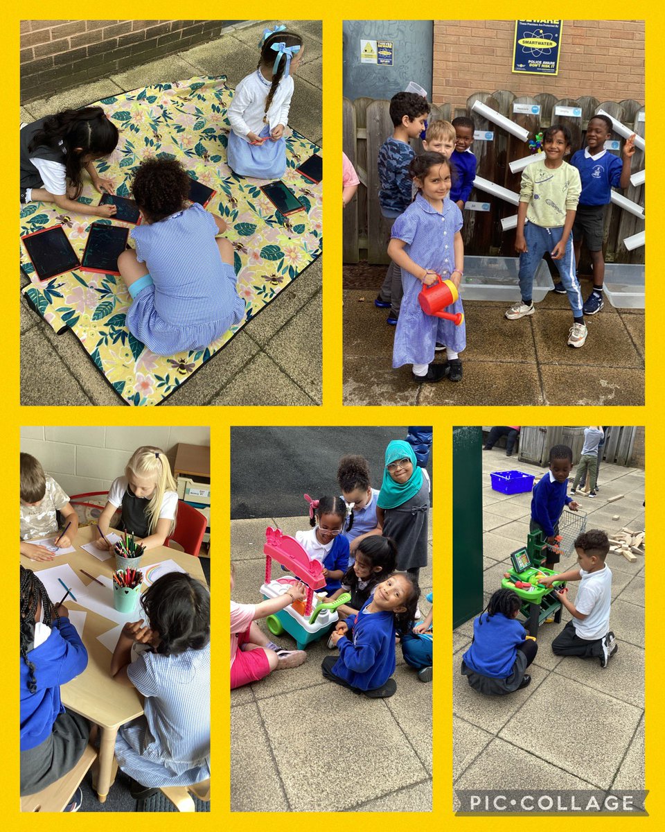 KensingPrimary's tweet image. Year 1 are having fun this afternoon #1AB #1SB #1O #learningthroughplay