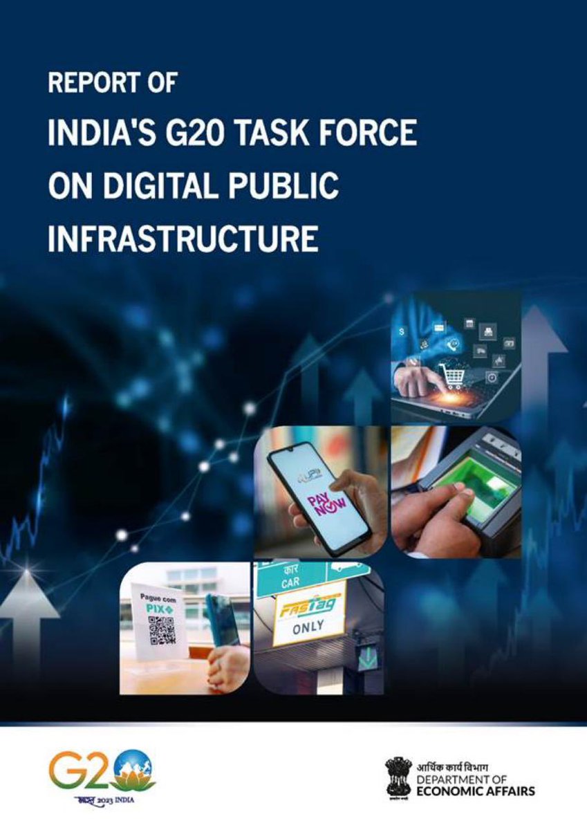 Today we unveiled  India’s #G20 Task Force on Digital Public Infrastructure report, of which I was a co-chair with <a href="/NandanNilekani/">Nandan Nilekani</a>.  Our work led to the acceptance of both the DPI definition and DPI framework during India's G20 Presidency. #DPI has been a game-changer for India,