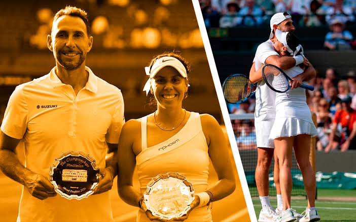 Giuliana Olmos y Santiago González, la histórica dupla mexicana en Wimbledon 🎾🇲🇽

El domingo 14 de julio del 2024 quedará marcado en la historia por ser la primera vez que una pareja mexicana disputó una Final de dobles mixtos en un Grand Slam. Y aunque a Giuliana Olmos y