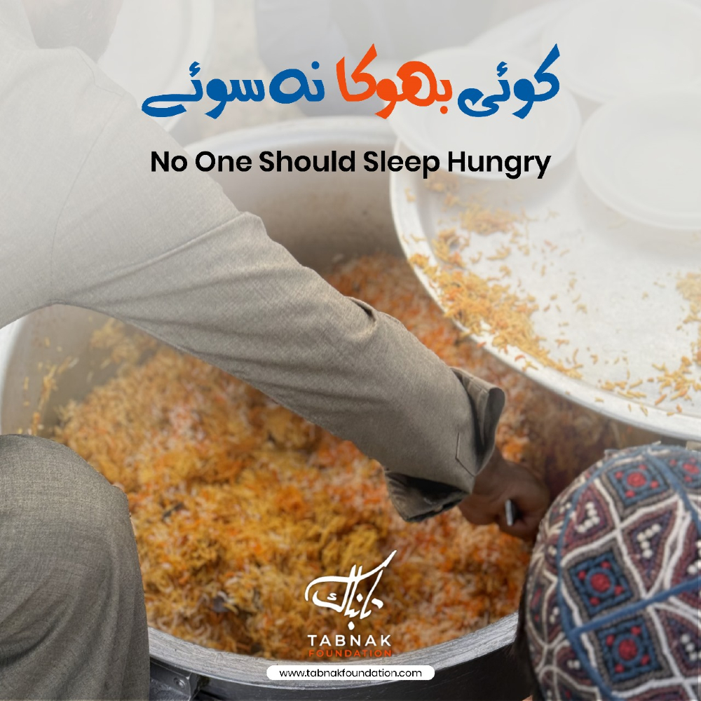 TABNAKfdn's tweet photo. No one should go to bed hungry. Together, we can fill empty plates and bring hope to those in need. Your donation of RS. 300 can feed the stomachs of the poor who don't have much to eat .
#tabnakfoundation #fosteringhumanity https://t.co/u8y6FcpJcx