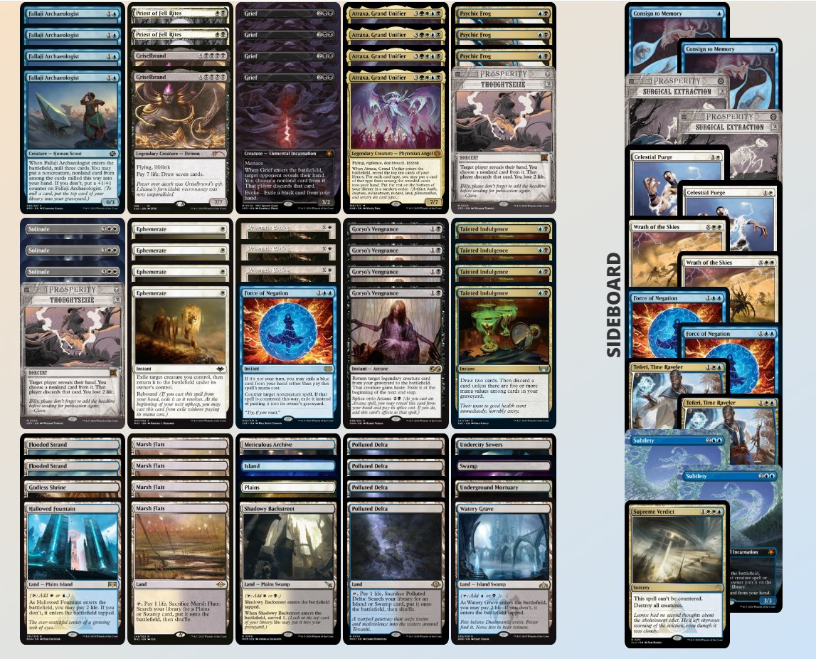 Arcbound_Papi's tweet image. Top 8ed the @apexgamingMTG  Modern 5k on 7/13/24 with Goryo's 
R1  Mono Red Prowess Energy - WLW
R2 Boros Burn - WW
R3 Izzet Wizards - WW
R4 Jeskai Energy Control - WW
R5 Merfolk - LL
R6 Bant Nadu - LWW
R7 Jeskai Energy Control - Draw @Ryan__39 

Top 8 Nadu - LL

@fireshoes