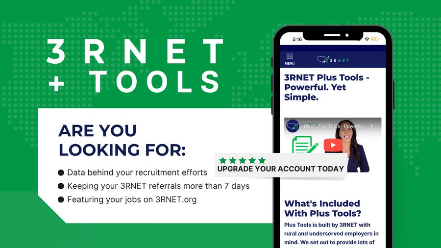 3RNET's tweet image. #3RNET PLUS TOOLS is a powerful suite of easy-to-use technology-based tools that can streamline your #hiring tasks, save you time, and elevate your #healthcare #recruitment

You can unlock the power of PLUS TOOLS with a FREE 30-day trial👇🏼

Learn more🔗: 3rnet.org/plustools