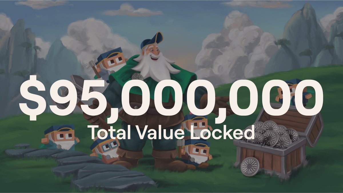 A new TVL milestone for Merchant Moe —  $95,000,000 Total Value Locked.

HOT MOE SUMMER🤩

☀☀ ☀